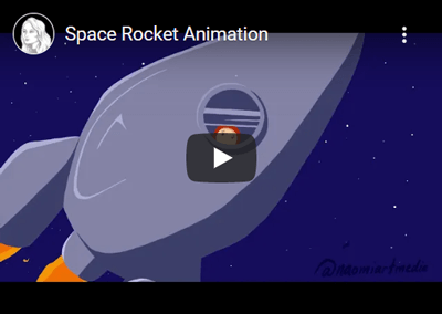 Space Rocket Animation Youtube Link