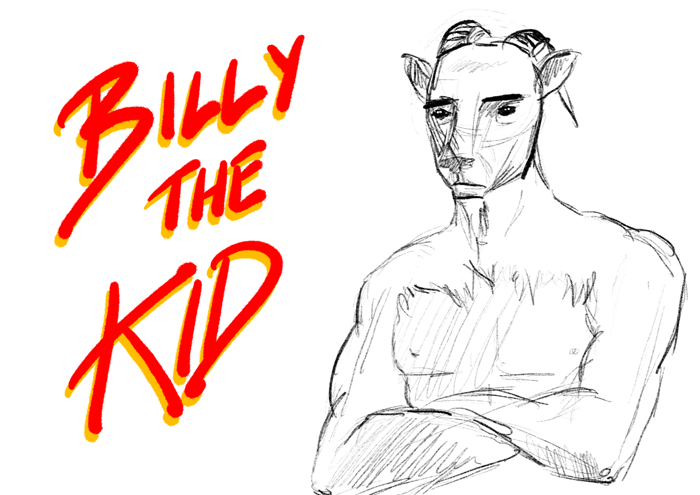 Billy The Kid Initial Character Sketch