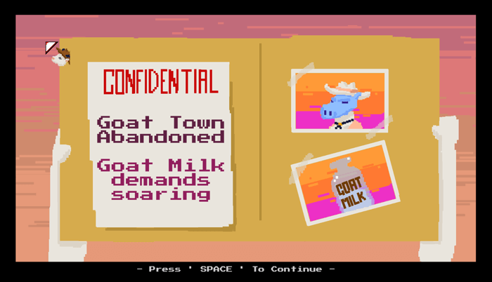 Billy The Kid Gameplay showing second openning comic panel