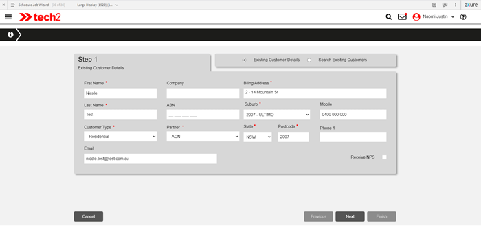 Streamline.net Schedule Job Wizard